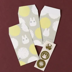 Maison Ghibli 6 Enveloppes & autocollants Totoro Pissenlit - Mon voisin Totoro