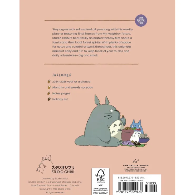 Maison Ghibli Agenda 2025 - Mon voisin Totoro