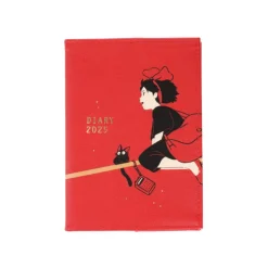 Maison Ghibli Agenda feutrine 2025 Kiki & Jiji sur le balai - Kiki la petite sorciè
