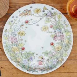 Maison Ghibli Assiette 23 cm Totoro Fraise - Mon Voisin Tororo