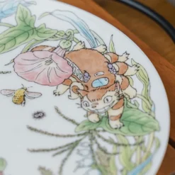 Maison Ghibli Assiette 23 cm Totoro Liseron - Mon Voisin Tororo