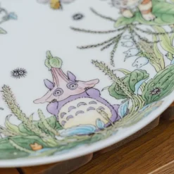 Maison Ghibli Assiette 23 cm Totoro Liseron - Mon Voisin Tororo