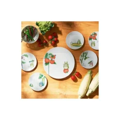 Maison Ghibli Assiette 27 cm Totoro Tomate - Mon Voisin Totoro