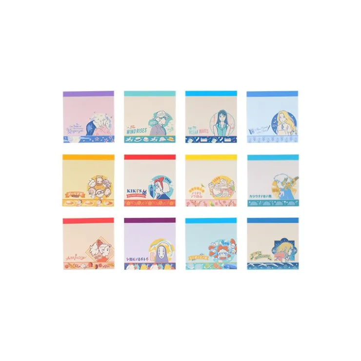 Maison Ghibli Assortiment de 24 Mini Blocs memo à collectionner -  Studio Ghibli