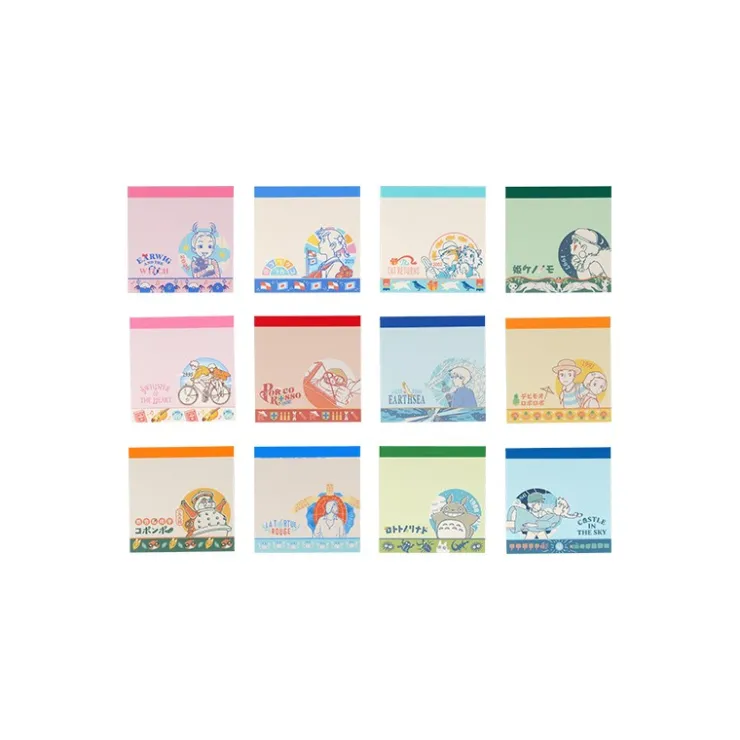 Maison Ghibli Assortiment de 24 Mini Blocs memo à collectionner -  Studio Ghibli