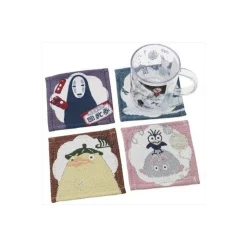 Maison Ghibli Assortiment de 4 Sous-verre Chihiro Pastel - Le Voyage de Chihiro