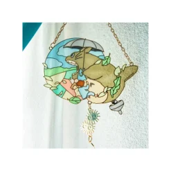 Maison Ghibli Attrape-soleil vitrail Totoro - Mon Voisin Totoro