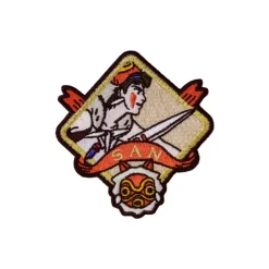 Maison Ghibli Badge broderie autocollant San - Princesse Mononoké