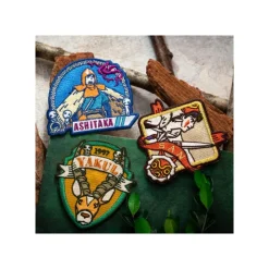 Maison Ghibli Badge broderie autocollant Yakuru - Princesse Mononoké