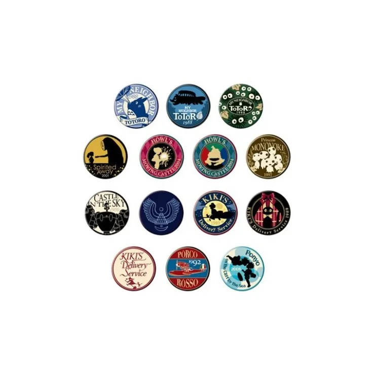 Maison Ghibli Badge Mystere Couleur Beige -Studio Ghibli