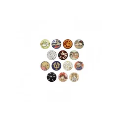 Maison Ghibli Badge Mystere Couleur Bleu - Studio Ghibli