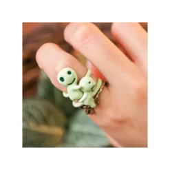 Maison Ghibli Bague 3 anneaux Kodama - Princesse Mononoké