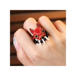 Maison Ghibli Bague 3 anneaux Masque de San - Princesse Mononoké