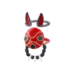 Maison Ghibli Bague 3 anneaux Masque de San - Princesse Mononoké