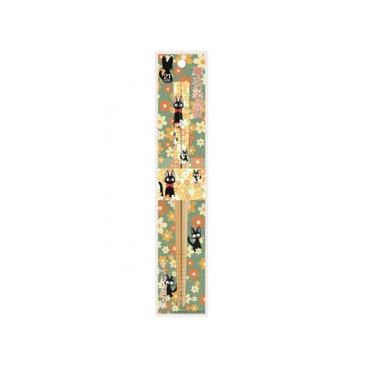 Maison Ghibli Baguettes 21cm Jiji Fleurs - Kiki la petite sorcière