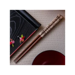 Maison Ghibli Baguettes laquées 21cm Esquisses Brun - Kiki la petite sorcière