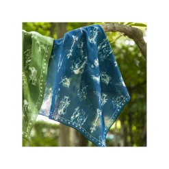 Maison Ghibli Bandana Vivre ensemble bleu - Princesse Mononoké