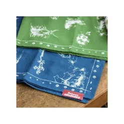 Maison Ghibli Bandana Vivre ensemble bleu - Princesse Mononoké