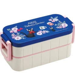 Maison Ghibli Bento 2 niveaux Jiji Guirlande de fleurs - Kiki la petite sorcière