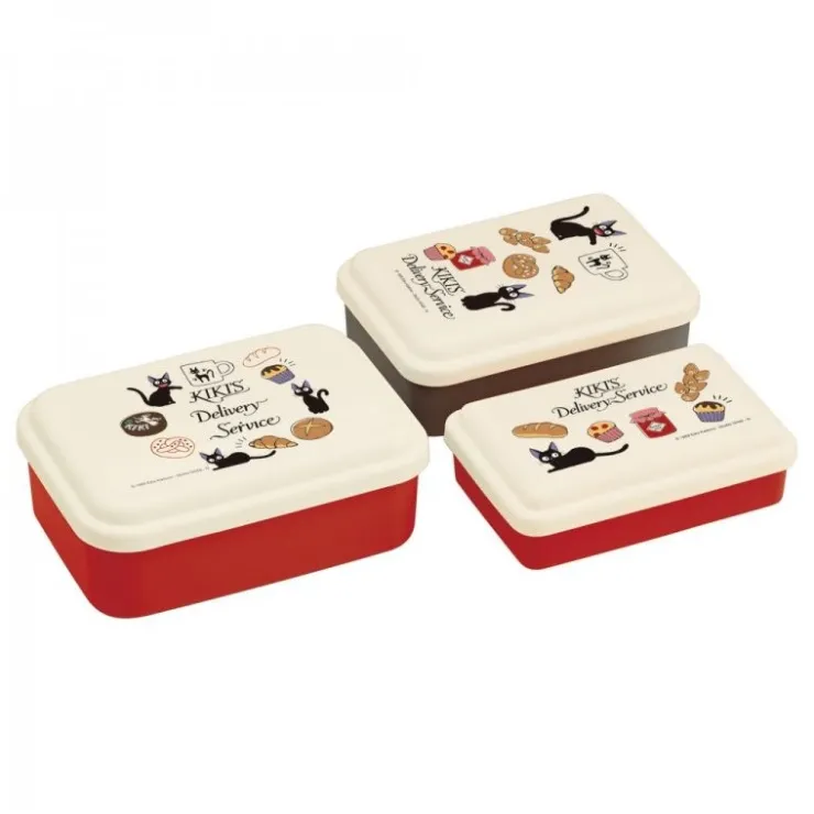 Maison Ghibli Bento 3 Parties Jiji Boulangerie - Kiki la petite sorcière