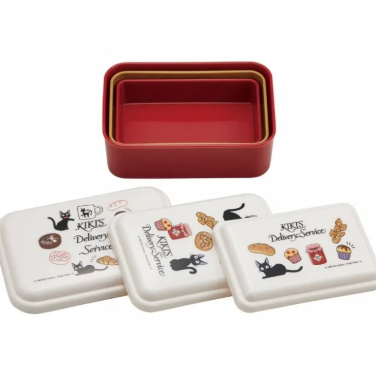 Maison Ghibli Bento 3 Parties Jiji Boulangerie - Kiki la petite sorcière