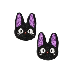 Maison Ghibli Bijou Boucle d’oreilles à Clips Broderie Jiji - Kiki la petite sorciè