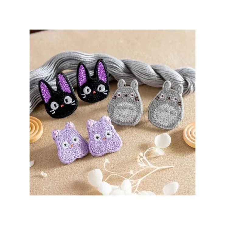 Maison Ghibli Bijou Boucle d’oreilles à Clips Broderie Boh Mouse - Le Voyage De Chi