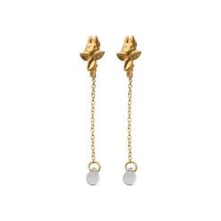 Maison Ghibli Bijou Boucle d’oreilles Clip Totoro Blanc Goutte - Mon Voisin Totoro