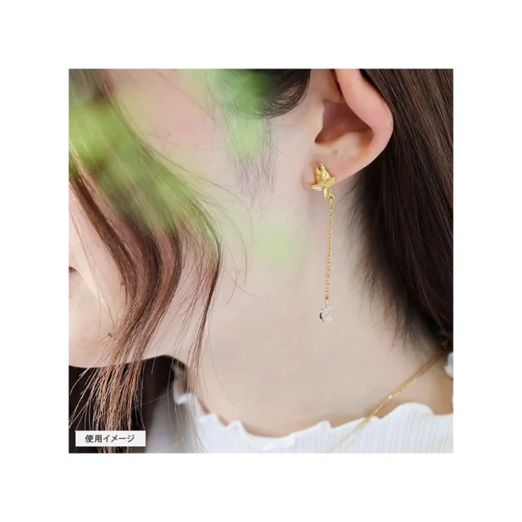 Maison Ghibli Bijou Boucle d’oreilles Totoro Blanc Goutte - Mon Voisin Totoro