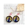 Maison Ghibli Bijou Boucles d’oreilles Jiji Vitrail - Kiki la petite Sorcière