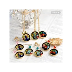Maison Ghibli Bijou Boucles d’oreilles Jiji Vitrail - Kiki la petite Sorcière