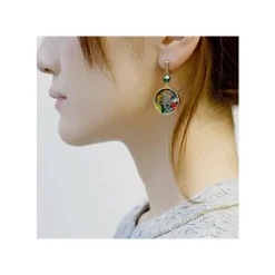 Maison Ghibli Bijou Boucles d’oreilles Louise et Baron Vitrail- Si tu tends l'oreil