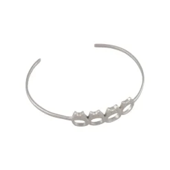 Maison Ghibli Bijou Bracelet Guirlande Totoro Blanc Metal- Mon Voisin Totoro
