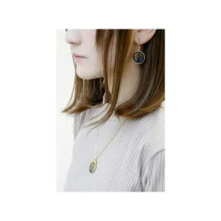 Maison Ghibli Bijou Pendentif Jiji Vitrail - Kiki la petite sorcière