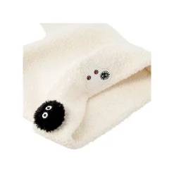 Maison Ghibli Bonnet Laine À Oreilles Totoro Blanc - Mon Voisin Totoro