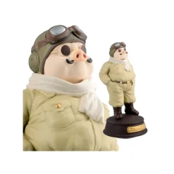 Maison Ghibli Boîte à Musique Marco dans sa tenue d’aviateur - Porco Rosso