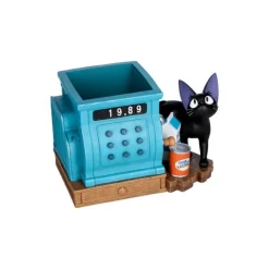 Maison Ghibli Boîte Diorama Jiji et caisse enregistreuse - Kiki la petite sorcière