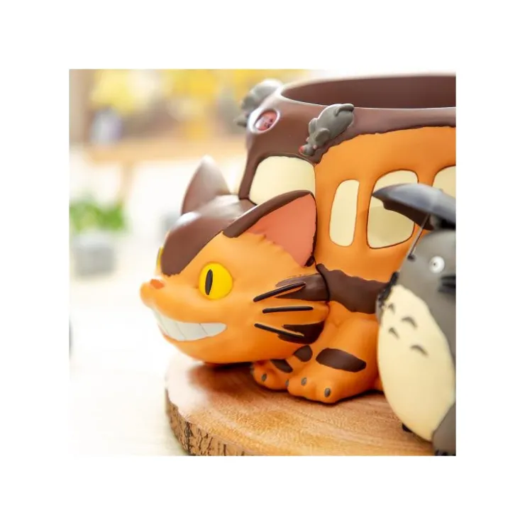 Maison Ghibli Boîte Diorama Totoro et Chatbus - Mon Voisin Totoro