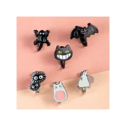 Maison Ghibli Boucles d’oreilles clip Générique Totoro set de 6 - Mon Voisin Totoro