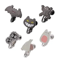 Maison Ghibli Boucles d’oreilles clip Générique Totoro set de 6 - Mon Voisin Totoro