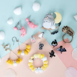 Maison Ghibli Boucles d’oreilles clip Générique Totoro set de 6 - Mon Voisin Totoro