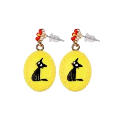 Maison Ghibli Boucles d’oreilles fantaisie jaunes Jiji - Kiki la petite sorcière