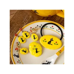 Maison Ghibli Boucles d’oreilles fantaisie jaunes Jiji - Kiki la petite sorcière