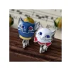 Maison Ghibli Boucles d’oreilles percées Yuki & Lune - Le Royaume des chats