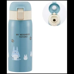 Maison Ghibli Bouteille Thermos 350ml Bleu mat - Mon Voisin Totoro