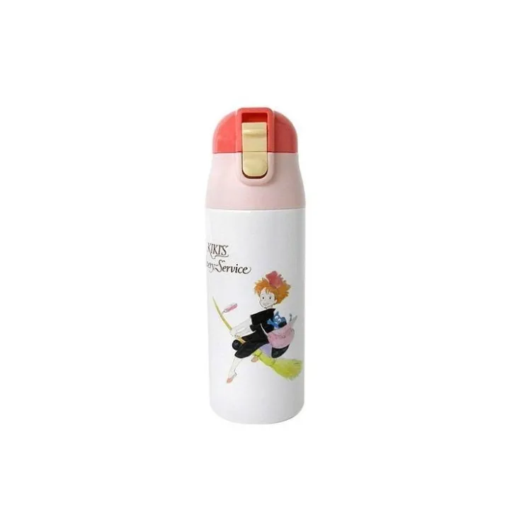 Maison Ghibli Bouteille Thermos One Push Aquarelle - Kiki la petite sorcière