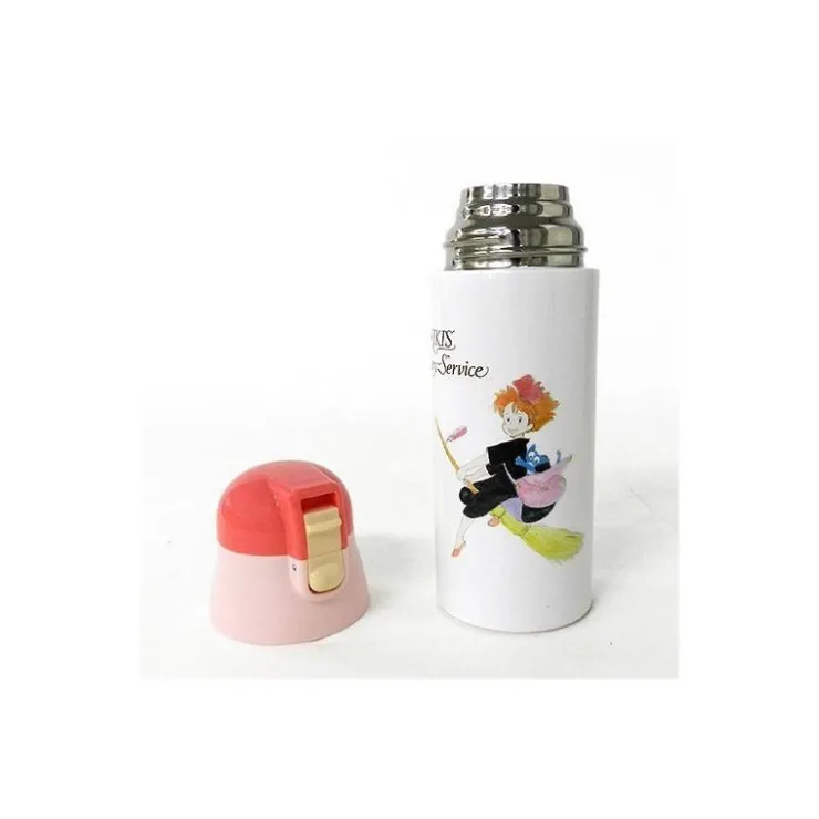 Maison Ghibli Bouteille Thermos One Push Aquarelle - Kiki la petite sorcière