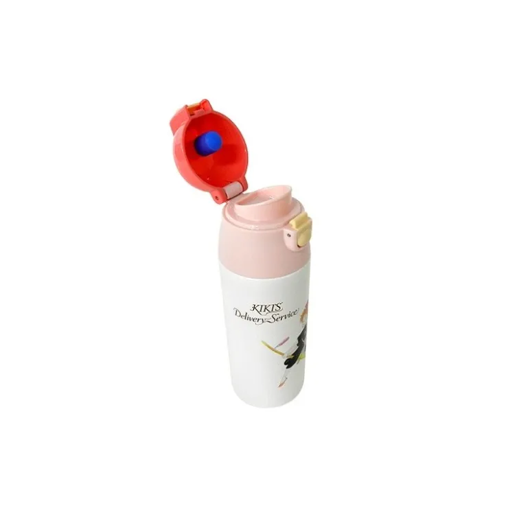 Maison Ghibli Bouteille Thermos One Push Aquarelle - Kiki la petite sorcière