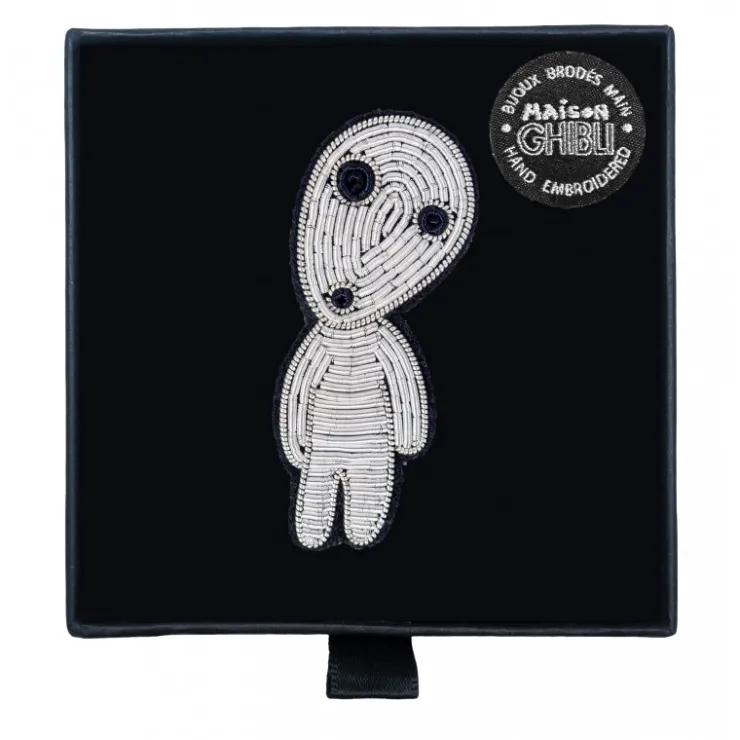Maison Ghibli Broche cannetille Kodama debout - Princesse Mononoké