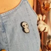 Maison Ghibli Broche cannetille Kodama assis - Princesse Mononoké